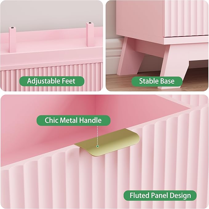 Xixini Fluted Dresser for Bedroom - Image 6