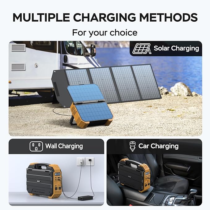 BLAVOR Portable Power Station 1600W, Built-in Solar Panel, 1024Wh LiFePO4 - Image 5