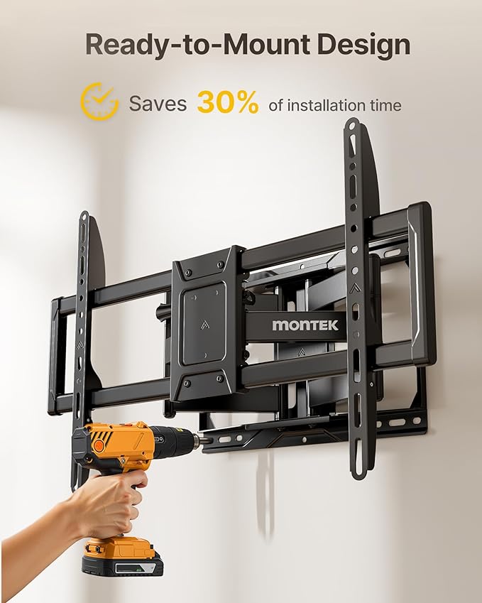 monTEK Heavy Duty TV Wall Mount - Image 8
