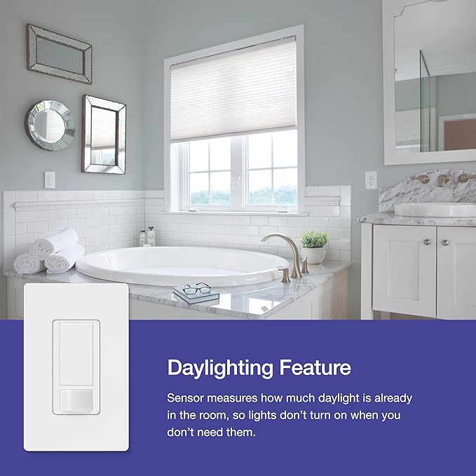 Lutron Maestro Motion Sensor Light Switch w/ Wallplate - Image 8