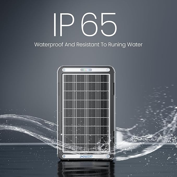 POWOXI 12V Solar Car Battery Charger: 15W Solar Trickle Charger Maintainer - Image 7