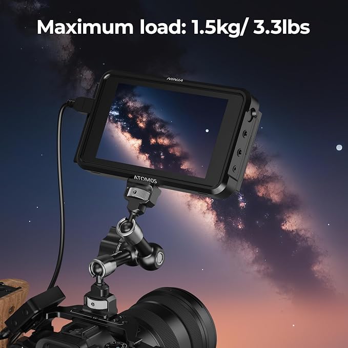 SMALLRIG 7'' Magic Arm with 1/4"-20 Screws & Spring-Loaded Pins, 1.5kg Load - Image 4