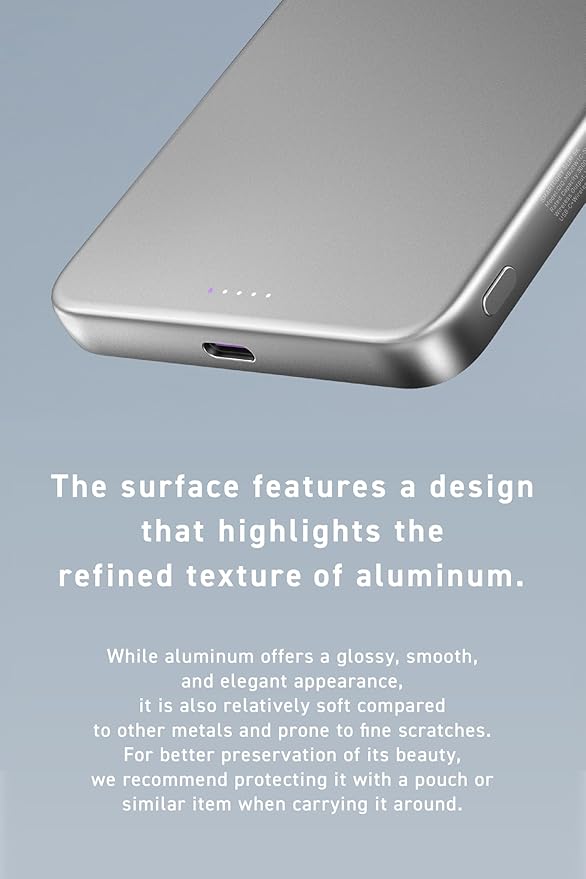 CIO Qi2 Magsafe Charger, 5000mAh Ultra-Slim Magnetic Wireless Charger iPhone - Image 15