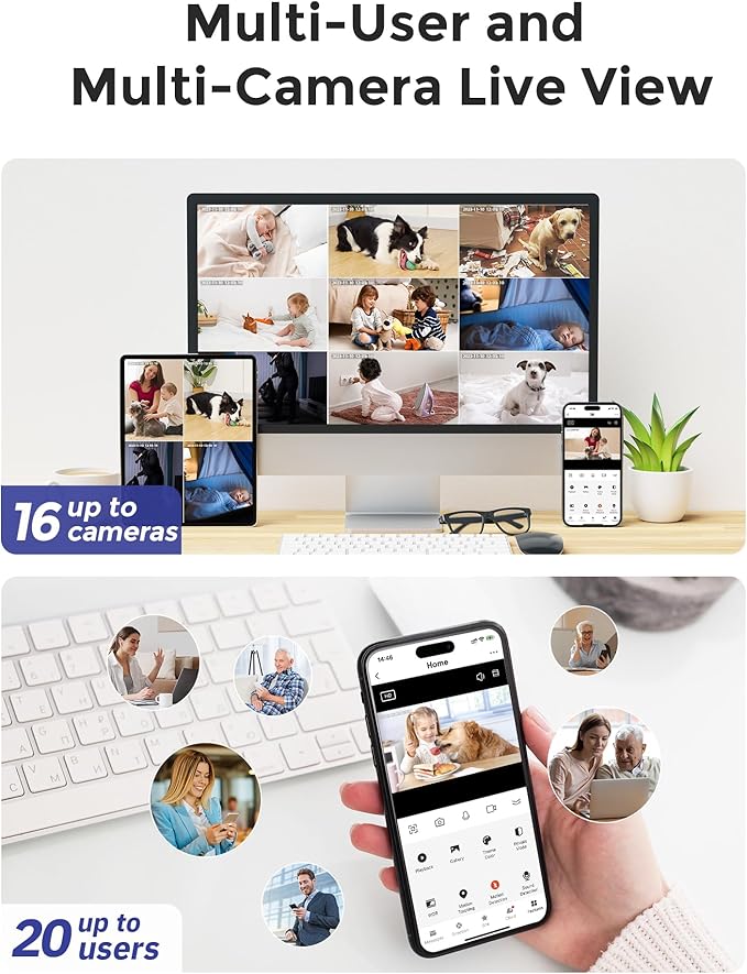 Hugolog 3K 5MP Indoor Pan/Tilt Security Camera - Image 5