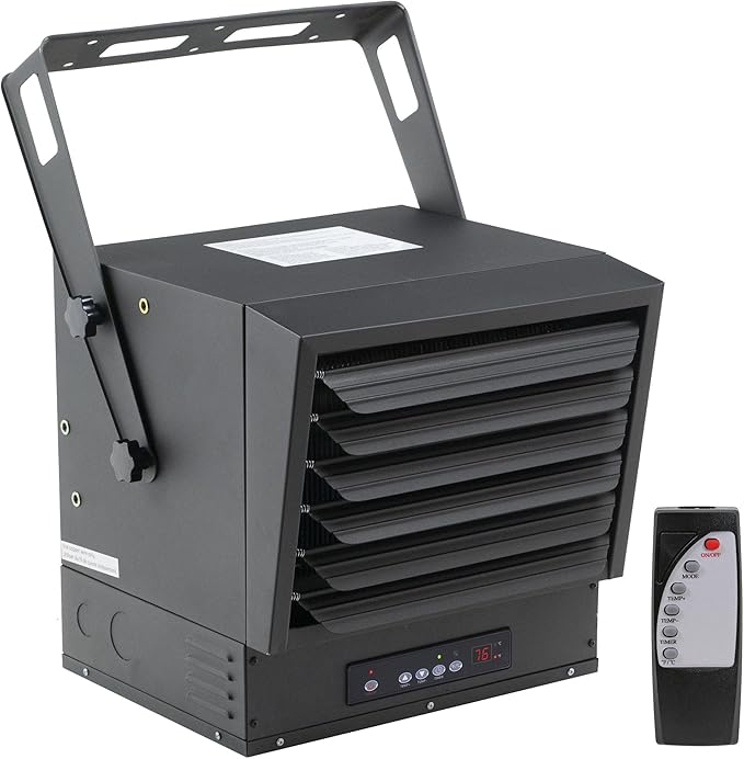Comfort Zone 10, 000W Hard-Wired Garage Heater – Industrial & Commercial by ComfortZone