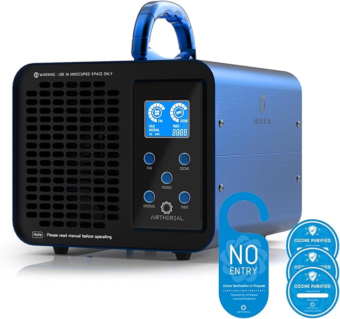 Airthereal MA10K-PRODIGI Digital Ozone Machine, High Capacity Ozone Generator by Airthereal