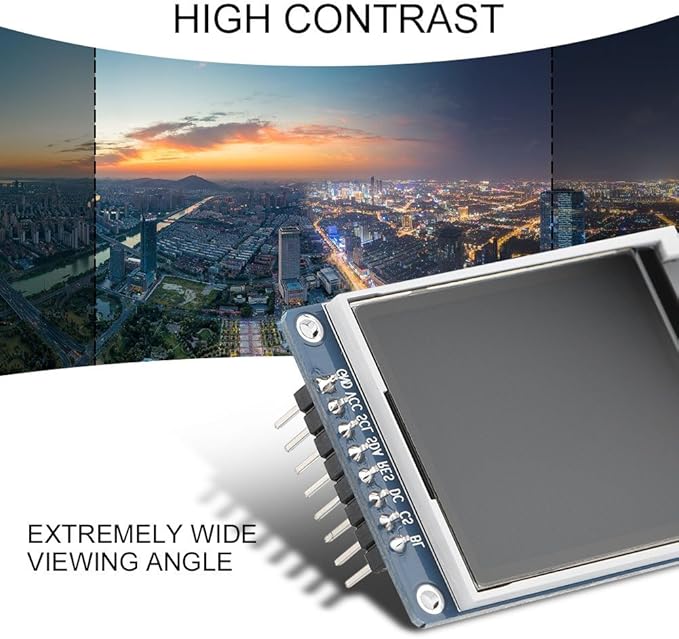 Bewinner 1.8inch LCD Display Module, TFT Screen Module 128 x 160 Resolution - Image 4