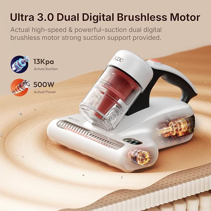 JIGOO J200 Improve Sleep Mattress Vacuum Cleaner Uv Sanitizing, Deep Cleaning - Image 2