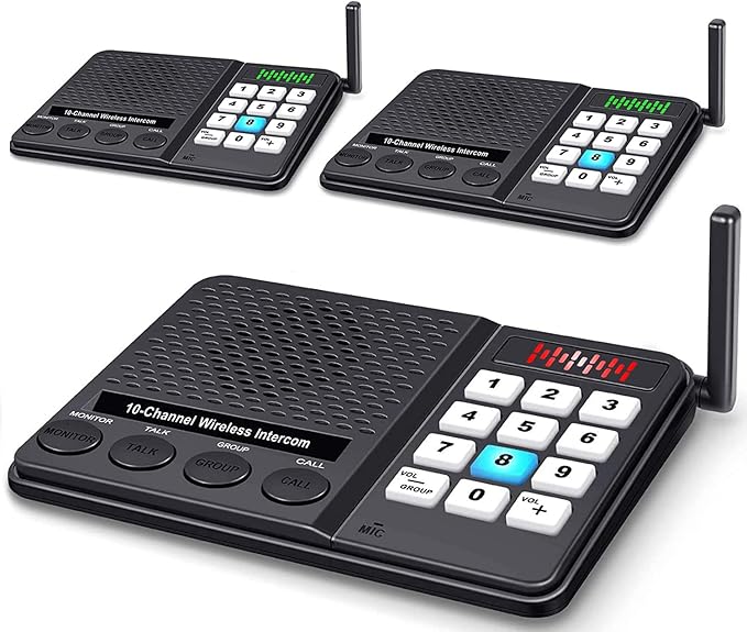 Wireless Intercom System for Home House Business by GLCON