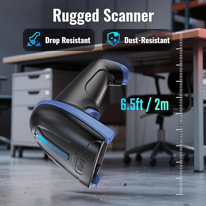Tera 1D 2D QR Barcode Scanner Wireless and Wired - Image 5