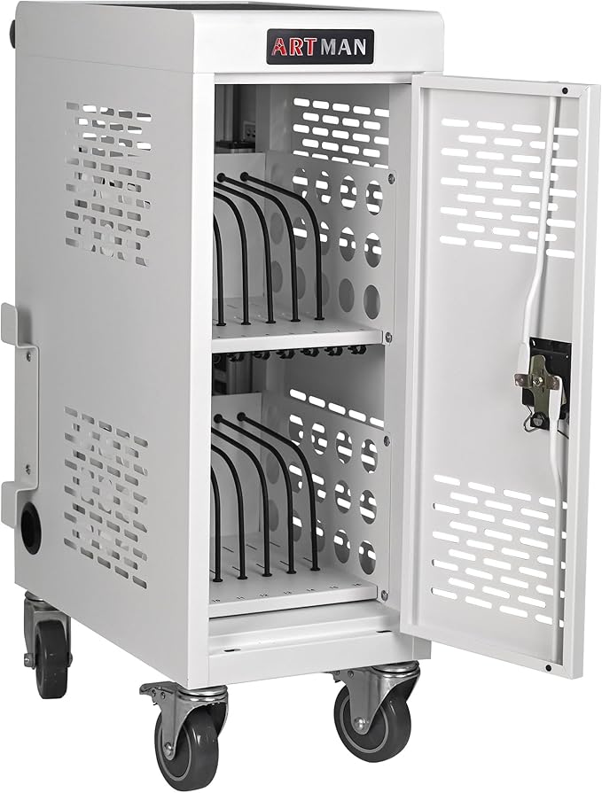 Aokleo Laptop Charging Cart, 16 Devices Tablet Storage Carts by Unknown