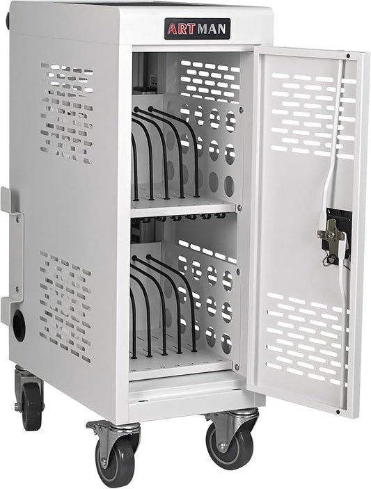 Aokleo Laptop Charging Cart, 16 Devices Tablet Storage Carts by Unknown