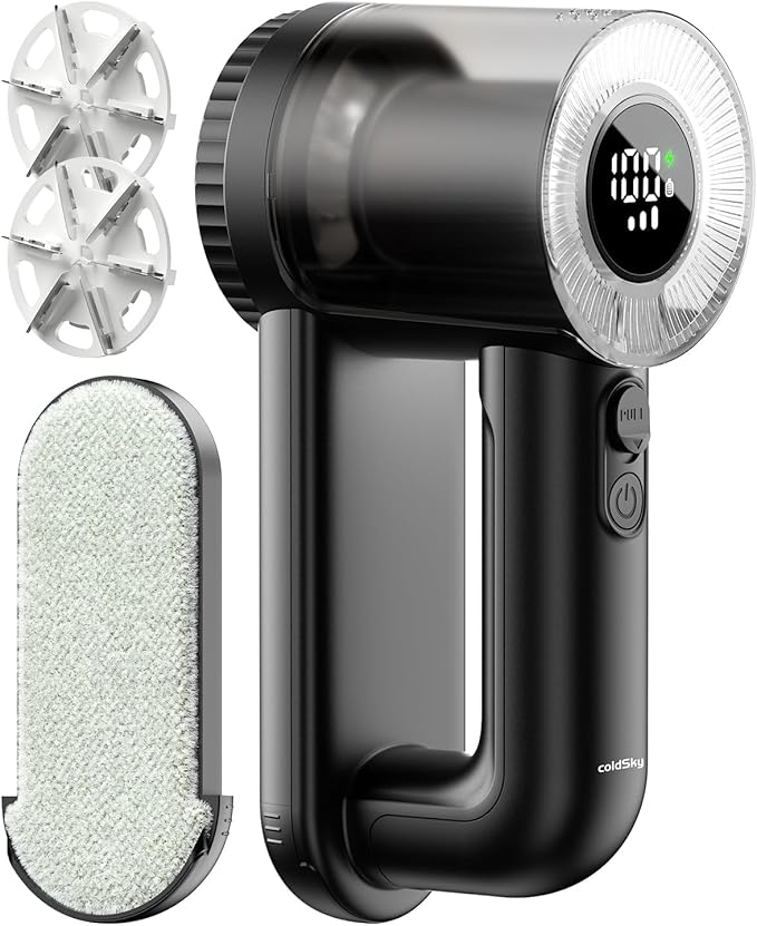 coldSky Fabric Shaver Rechargeable, 2-in-1 Electric Fabric Shaver & Lint Remover by Fabricshaver
