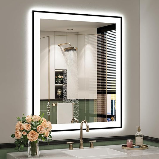 YEELAIT 36x30 Inch LED Bathroom Mirror by YEELAIT