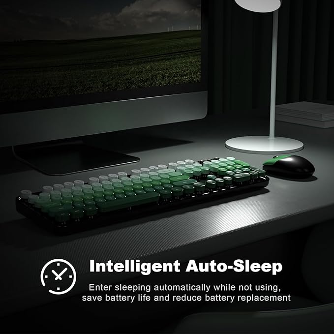MOFII Wireless Keyboard and Mouse Combo, Full Size 2.4G Plug and Play - Image 4
