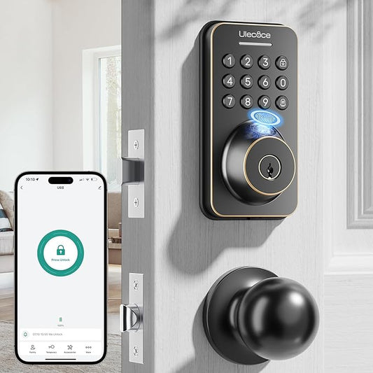 Ulecoce Fingerprint Keypad Deadbolt by Ulecoce