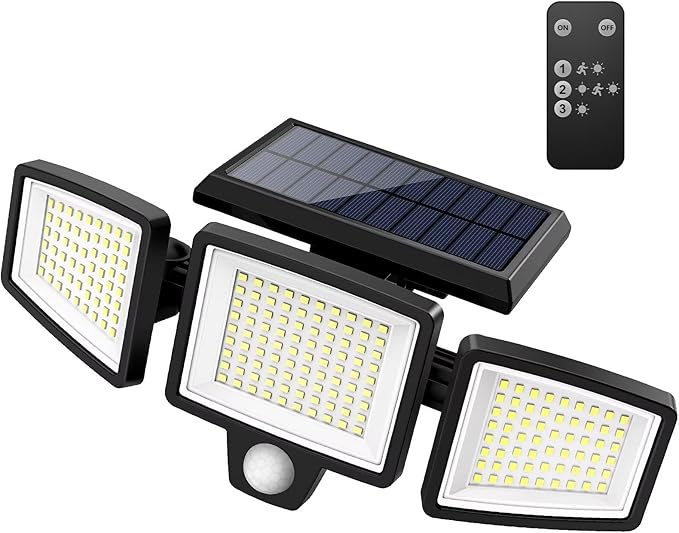 Tuffenough Solar Outdoor Lights 2500LM 210 LED Security Lights by SolarOutdoorLights