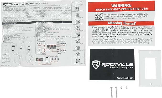 Rockville VOL70200 White 200W 70V/100V Volume Control Zone Controller, - Image 7
