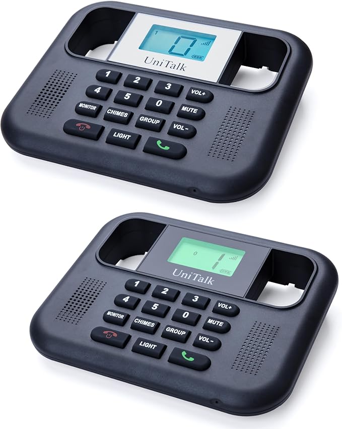 UniTalk Wireless Intercoms for Home & Office, Two-Way Real-time Full-Duplex by Unknown