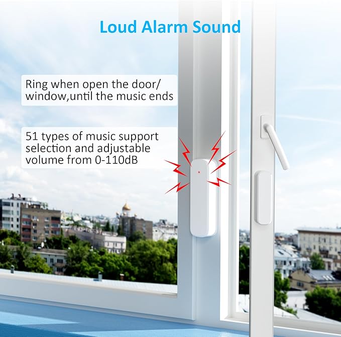 Door Chime, Wireless Door Open Sensor Alarm When Entry Business/Office/Store - Image 4