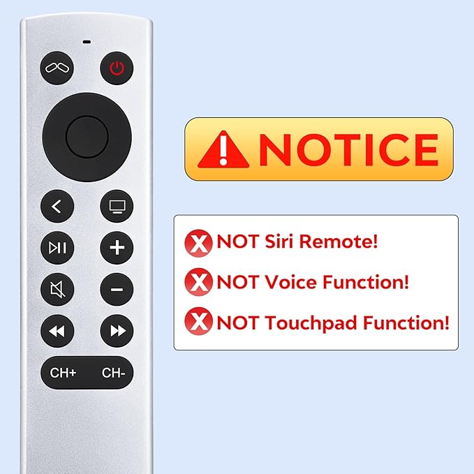 Replacement Remote for Apple-TV-Remote-Control 4K/HD - Image 3
