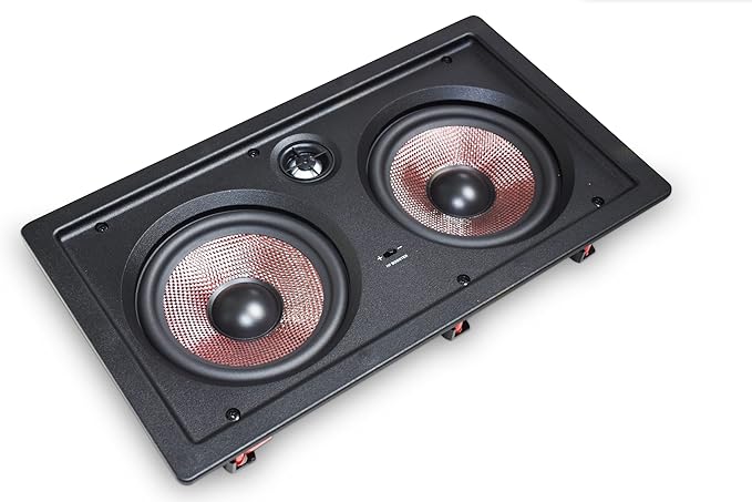 Soundavo IW-680CF Multi-Purpose Dual 6.5” 2-Way in-Wall LCR Speaker by Soundavo