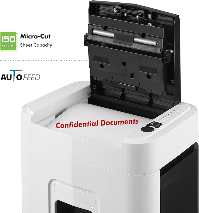 Aurora High Security 150-Sheet Auto Feed Micro-Cut Paper and Credit Card - Image 3