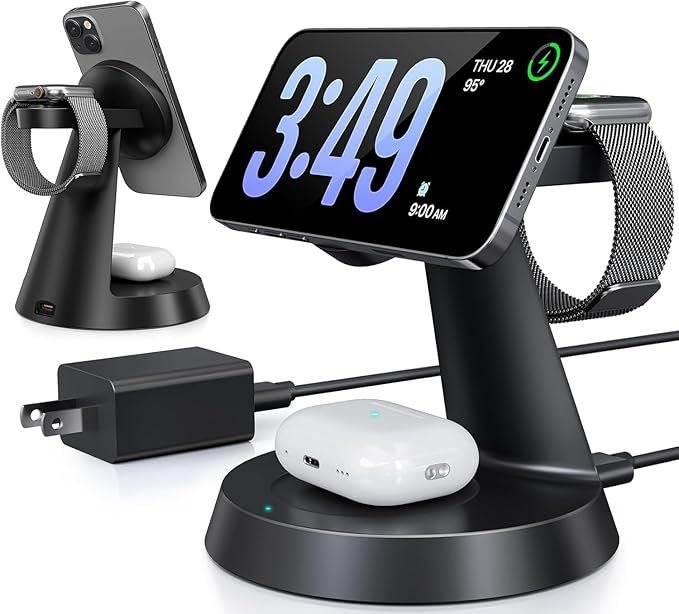 3 in 1 Wireless Charging Station by Trendwave