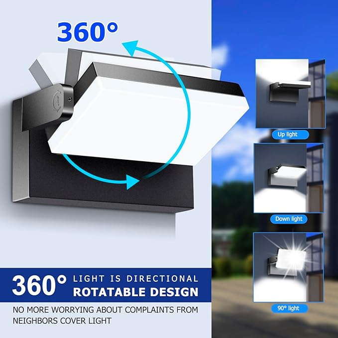 rosykite 60W LED Outdoor Wall Lights - Image 3