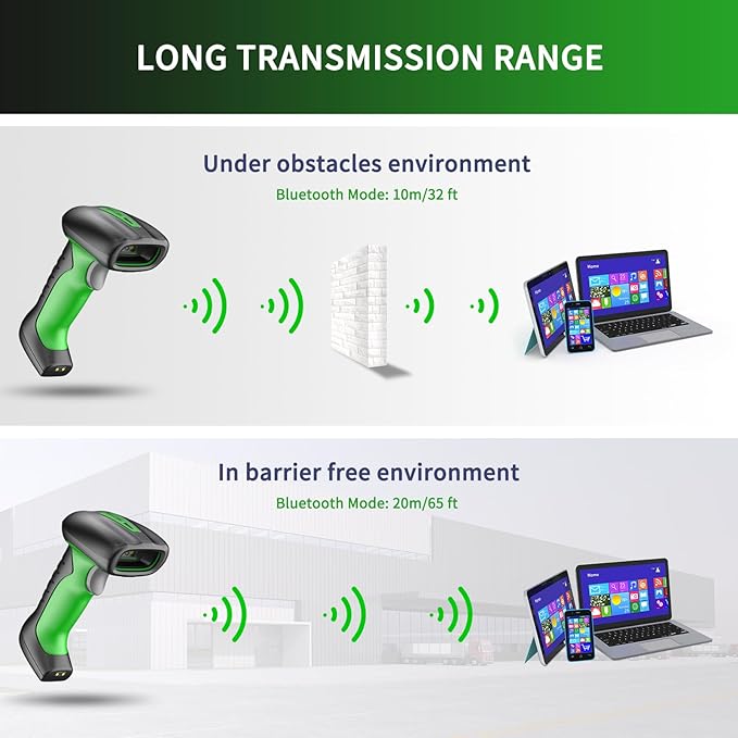 NETUM 2D QR Industrial Bluetooth Barcode Scanner - Image 10