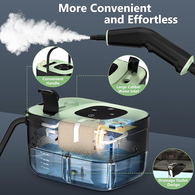 Steam Cleaner, Portable Steamer - Image 5