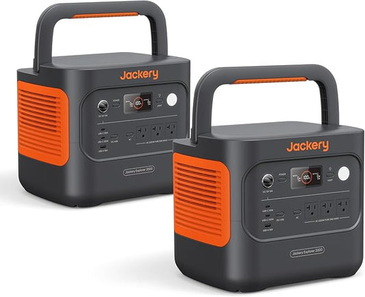 Jackery Explorer 2000 v2 Portable Power Station, 2042Wh LiFePO4 Battery by JackeryInc