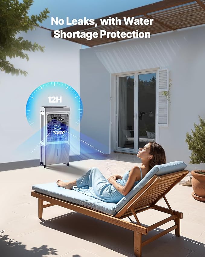 VEVOR Evaporative Air Cooler & Swamp Cooler, 1800 CFM Air Conditioner - Image 6