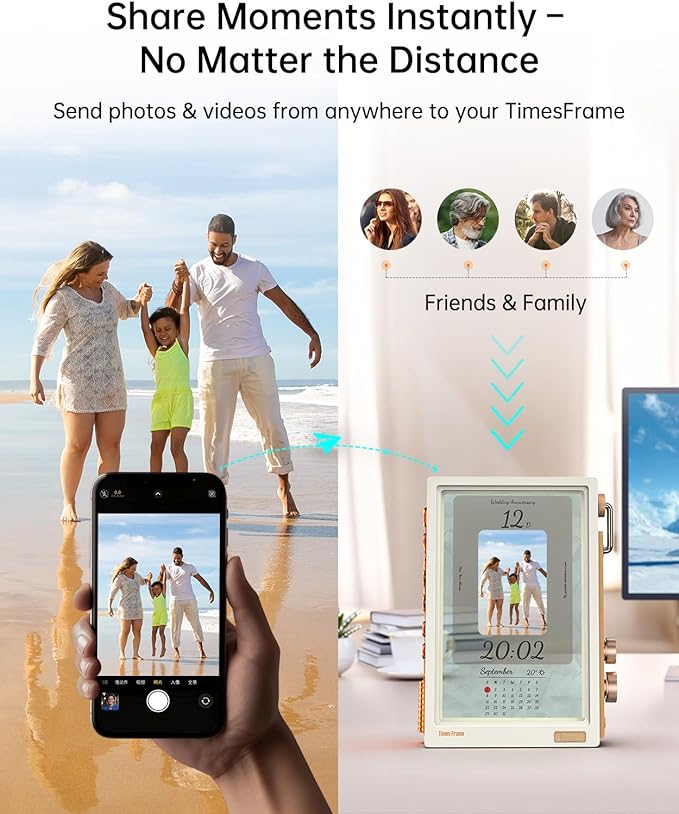 Divoom Times Frame-10.1" WiFi Digital Picture Frame - Image 3