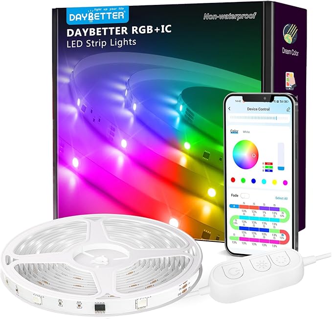 DAYBETTER Smart IC LED Strip Lights, BGRIC LED Lights by DAYBETTER