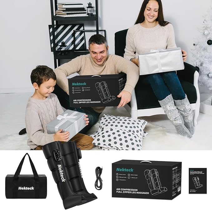 Nekteck Leg Compression Massager Recovery System, Cordless Foot and Leg Massager - Image 9