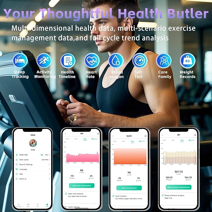 Smart Ring Health Tracker, Fitness Tracker Ring - Image 3