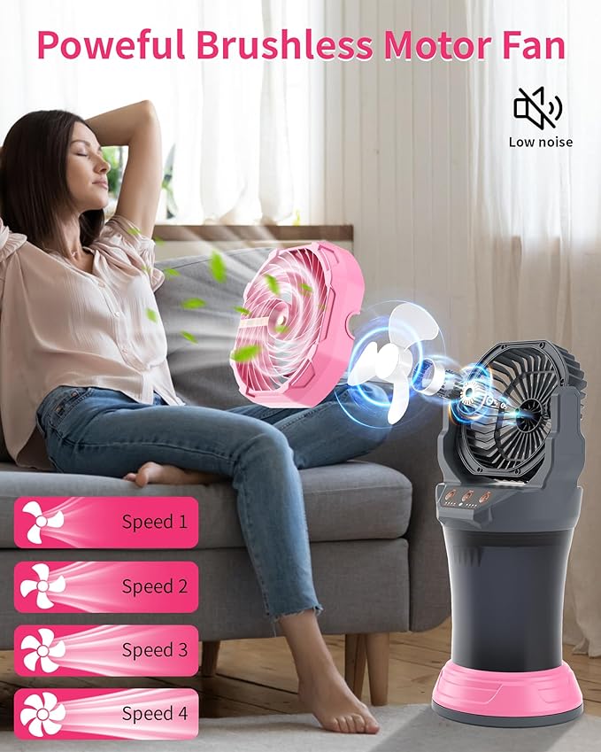 WESTTREE Portable Misting Fan - Image 5