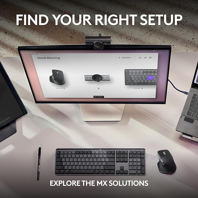 Logitech MX Brio Ultra HD 4K Collaboration, Streaming Webcam, 1080p at 60 FPS - Image 9