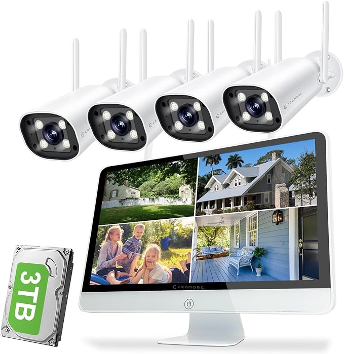 Cromorc Wireless Security Camera System by Cromorc