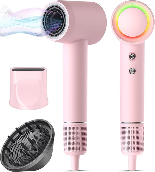 Hair Dryer, 160000 RPM Professional High-Speed Blow Dryer 500 Millions Negative by AlloomProfessionalHairDryer