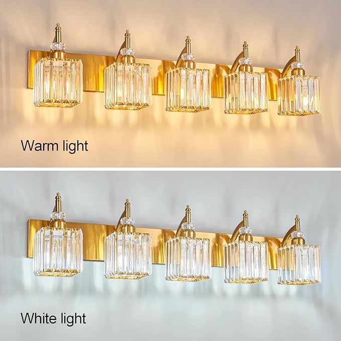 BBLLWJ 5-Light Crystal Vanity Lights - Image 2
