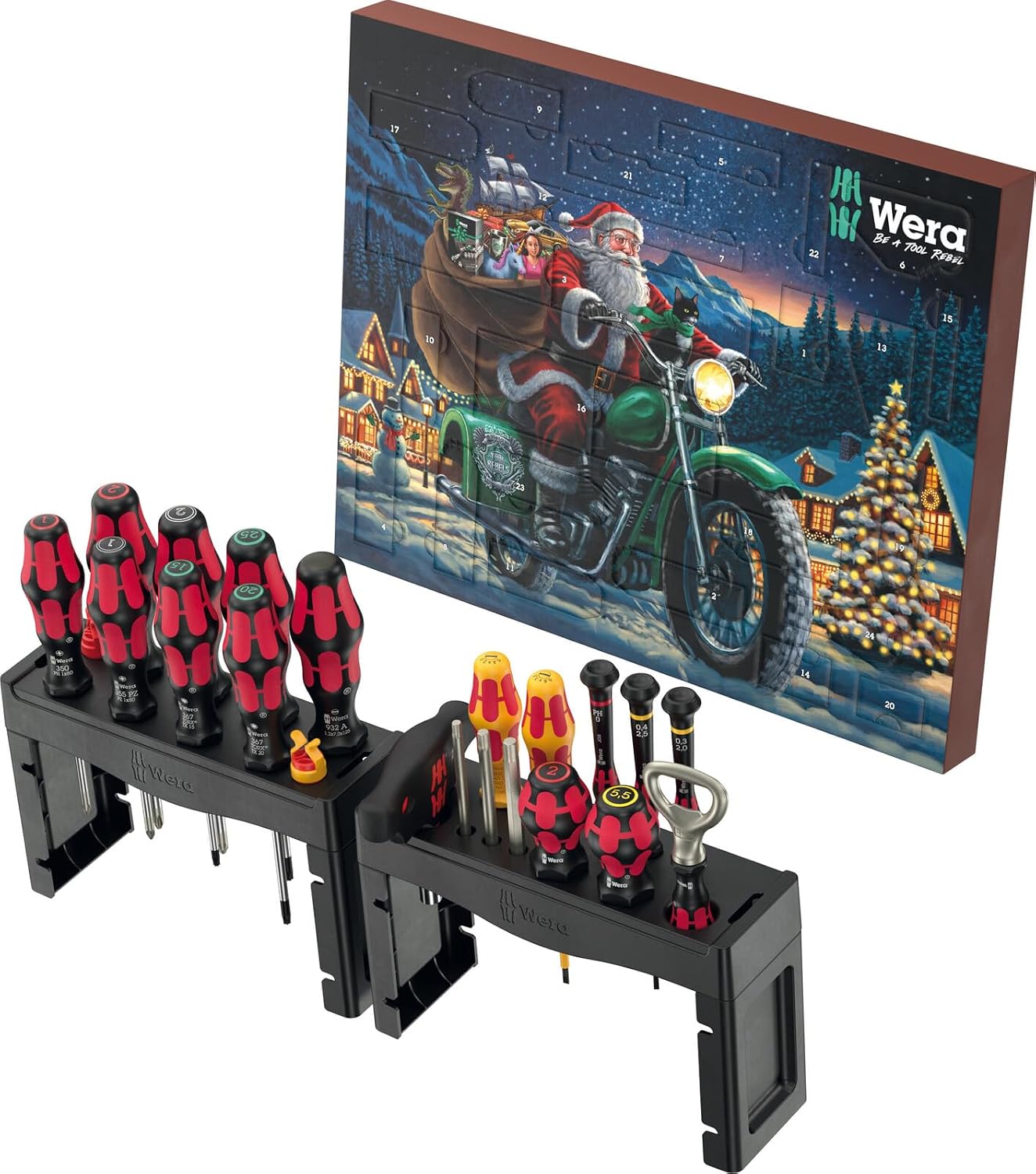Wera 05136610001 Advent Calendar 2025, 28 pieces | 28 pieces