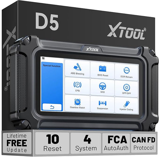 XTOOL D5 Car Code Reader and Reset Tool, Engine ABS SRS Transmission Car by XTOOL