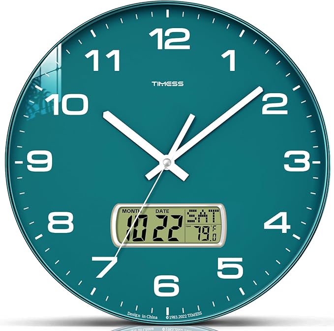 TIMESS Wall Clock, Ideal Modern Home, Office Decor by TIMESS