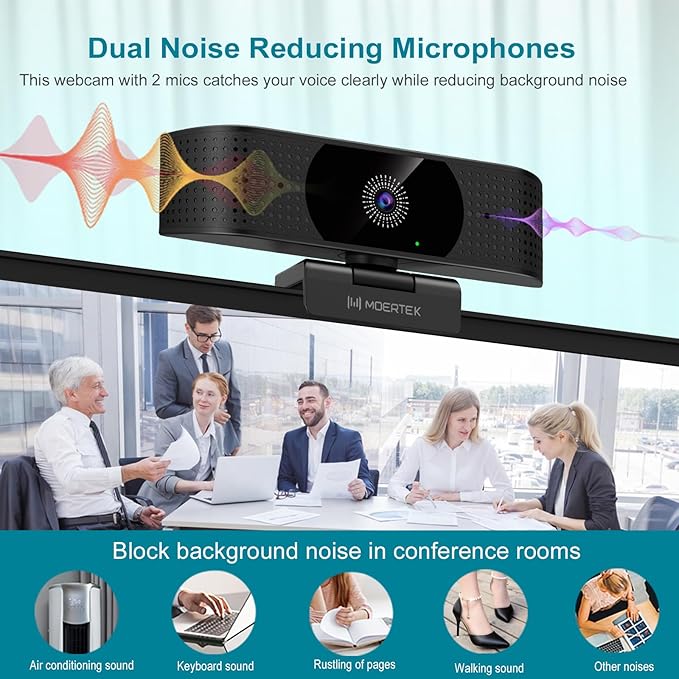 4K Webcam for PC, Ultra HD 4K 12MP Webcam - Image 5