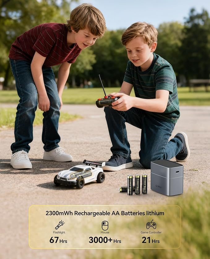 ORICO Rechargeable AA Lithium Batteries - Image 4
