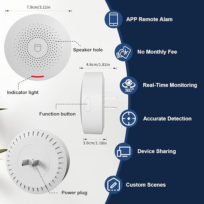 150W Wireless Security System for House, WiFi Door/Window Sensors Alarm System - Image 5