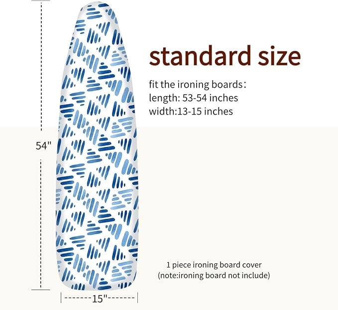 Bumkimue Ironing Board Cover and Pad, Standard Size 15x54 Inches, Heavy Duty - Image 2