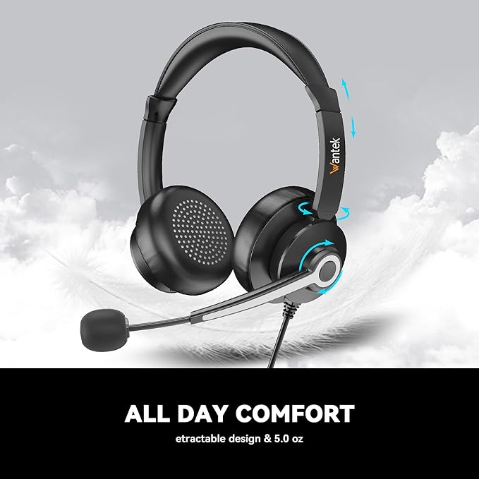 Wantek USB & 3.5mm Headset - Image 6